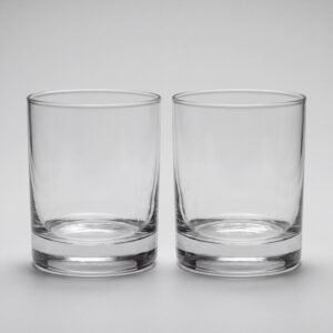 Glass Tumbler Pair